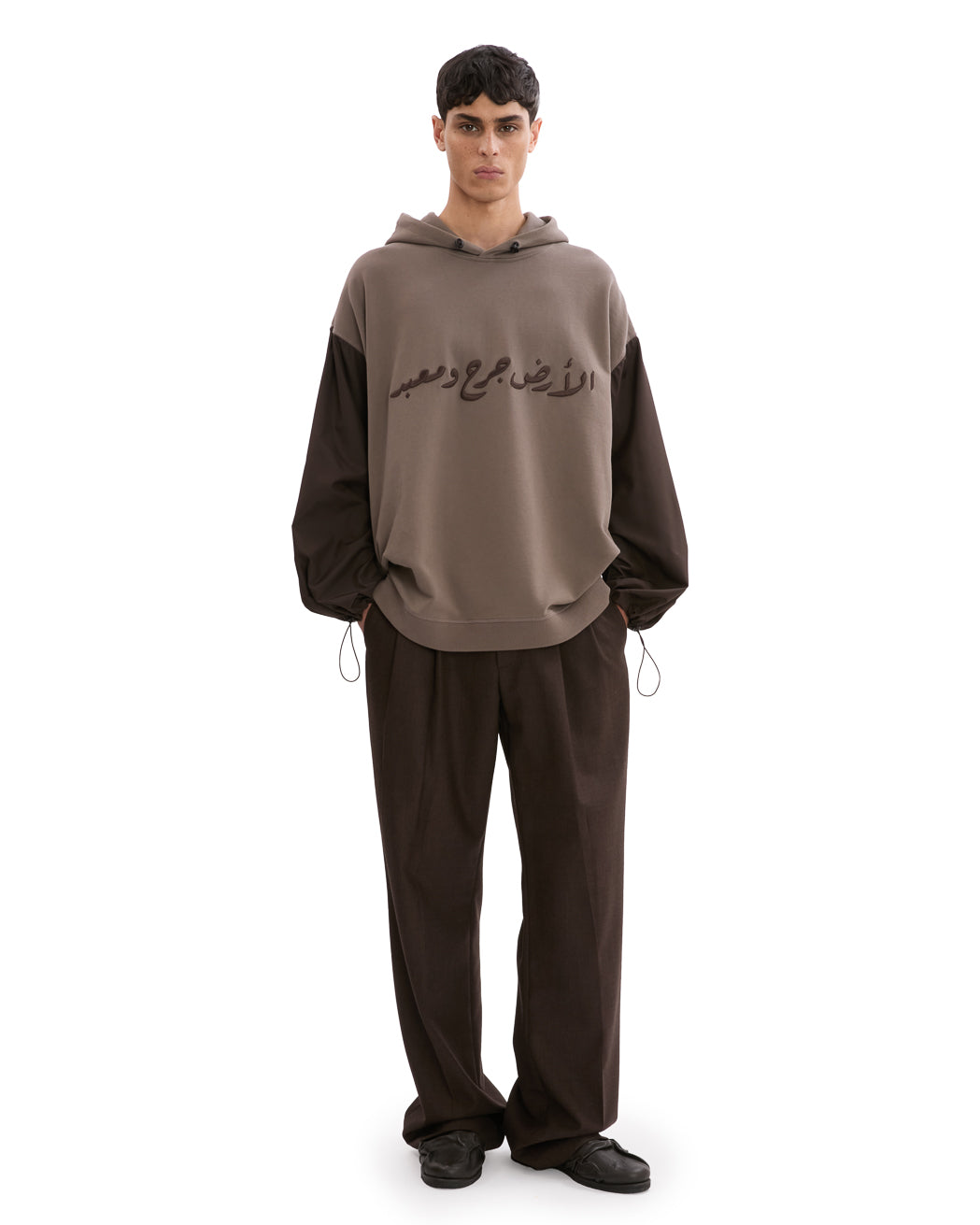 CALIGRAPHY HYBRID HOODIE