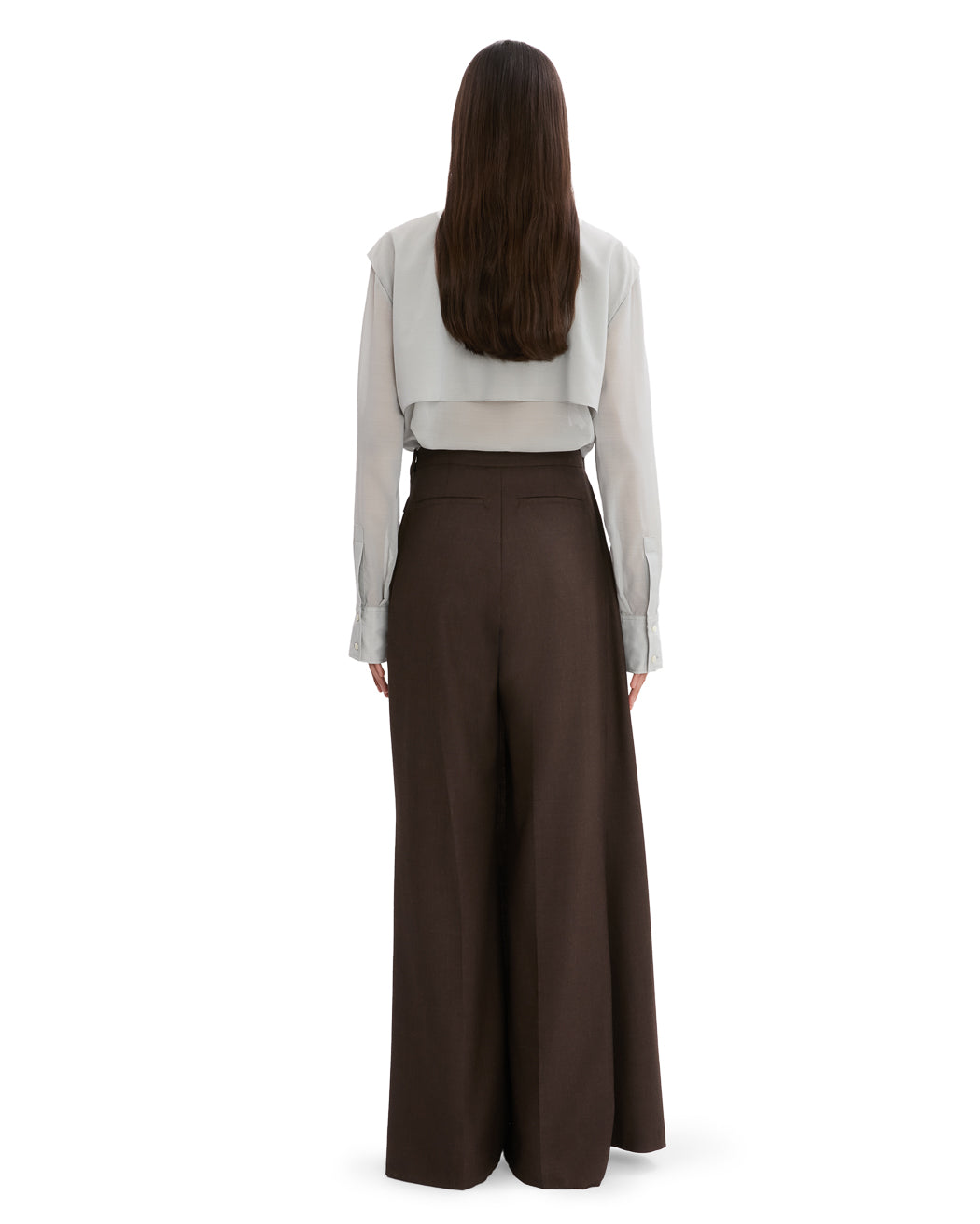 WOOL WRAP TROUSER