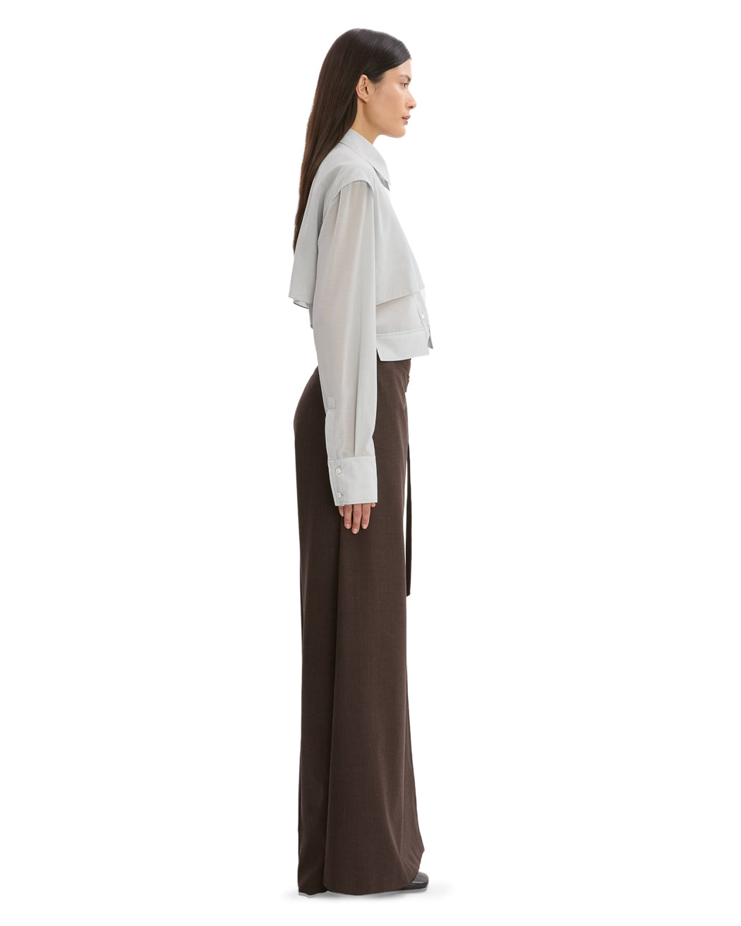 WOOL WRAP TROUSER