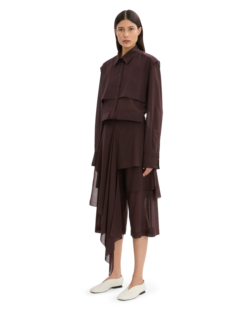 LAYERED CROPPED TROUSER