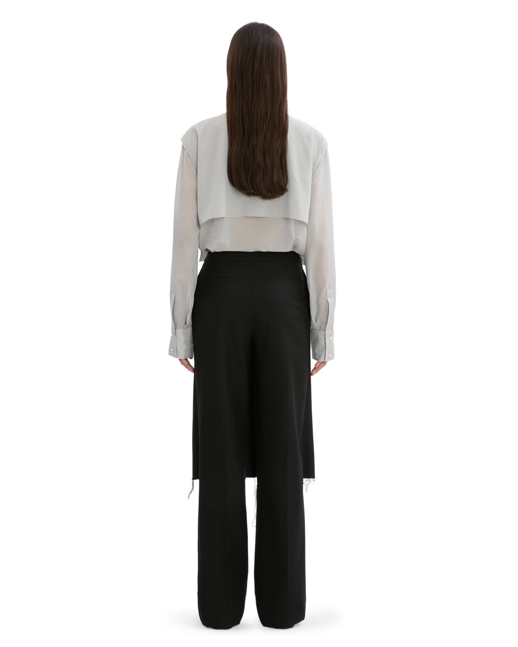 WOOL SKIRT TROUSER