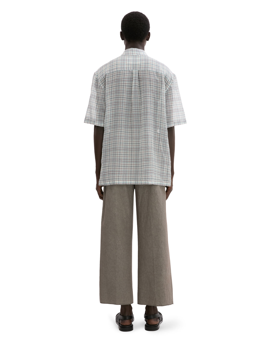 CHECK VOILE UTLITY SHIRT