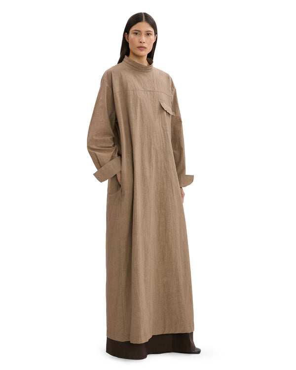 LINEN SHIRT DRESS