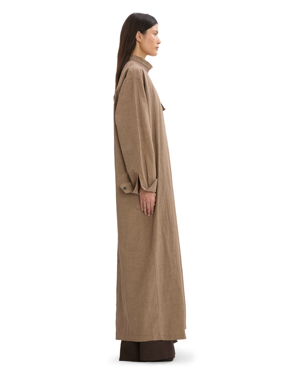 LINEN SHIRT DRESS