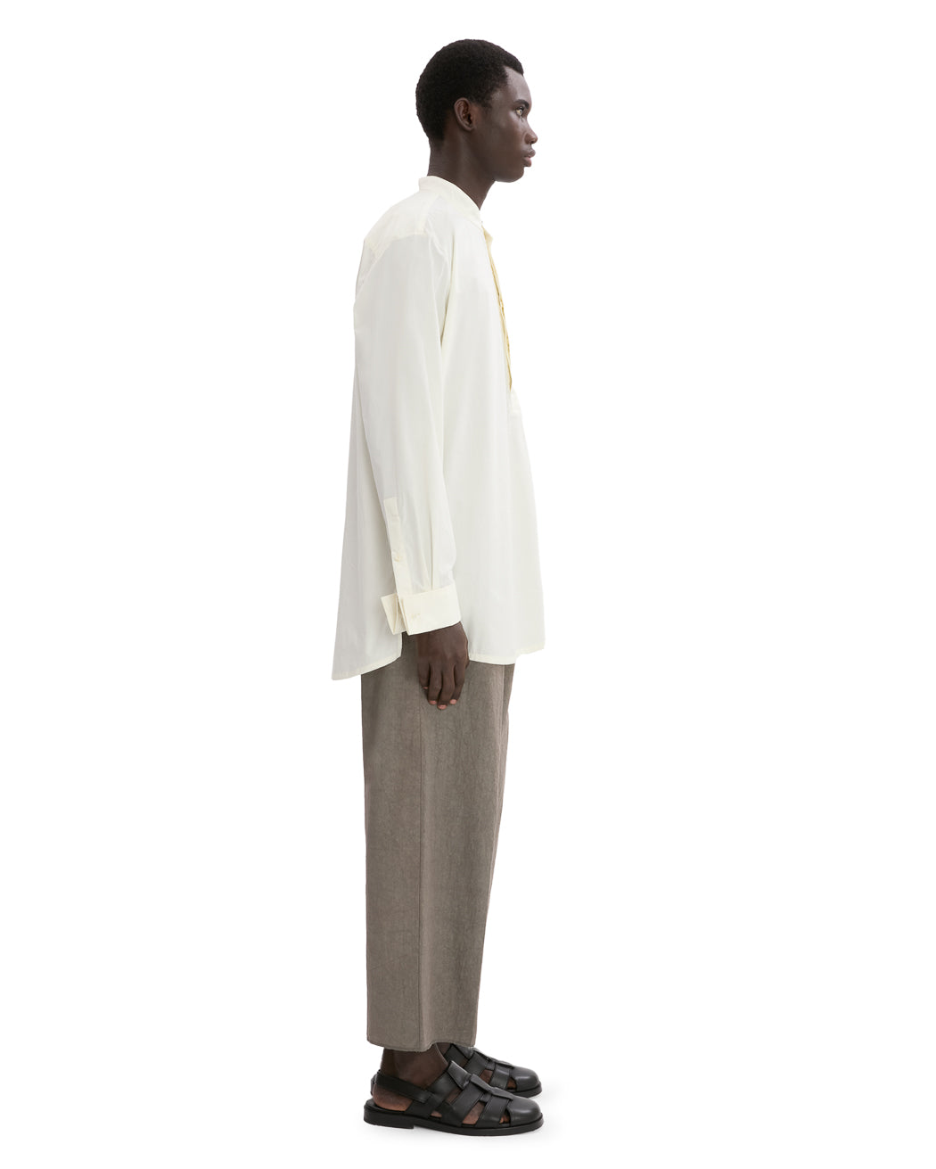 CROPPED LINEN TROUSER