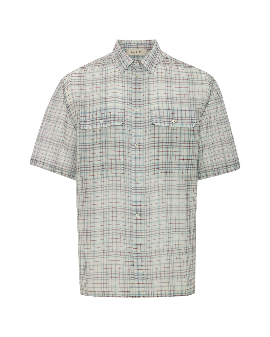 CHECK VOILE UTLITY SHIRT