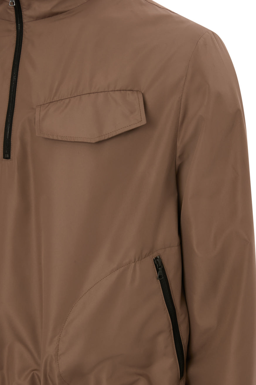 NYLON HALF ZIP PULLOVER