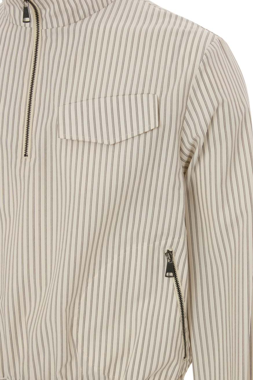 STRIPE HALF ZIP PULLOVER