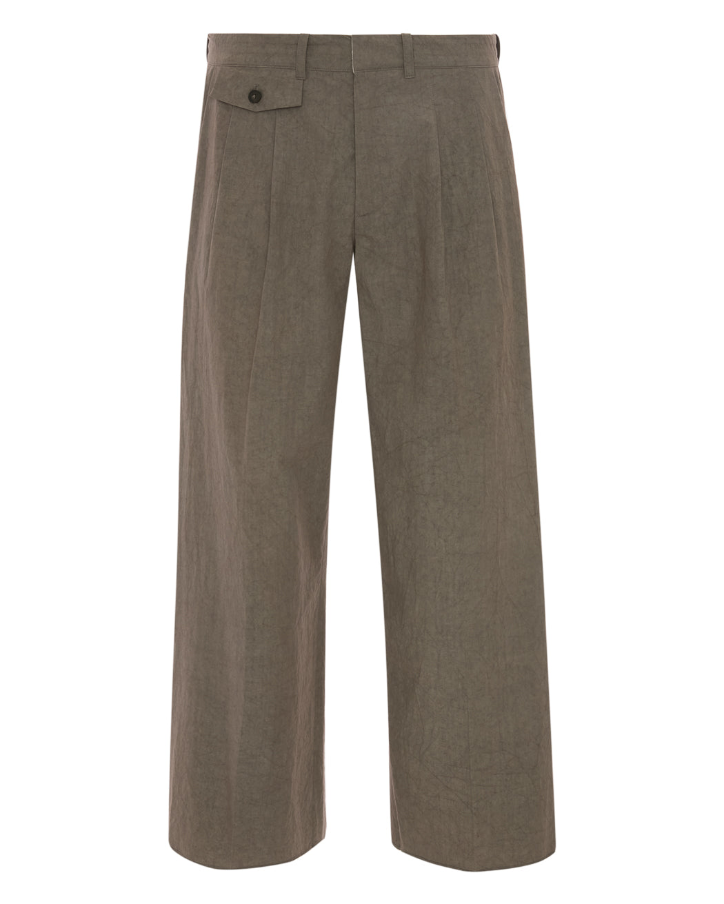 CROPPED LINEN TROUSER