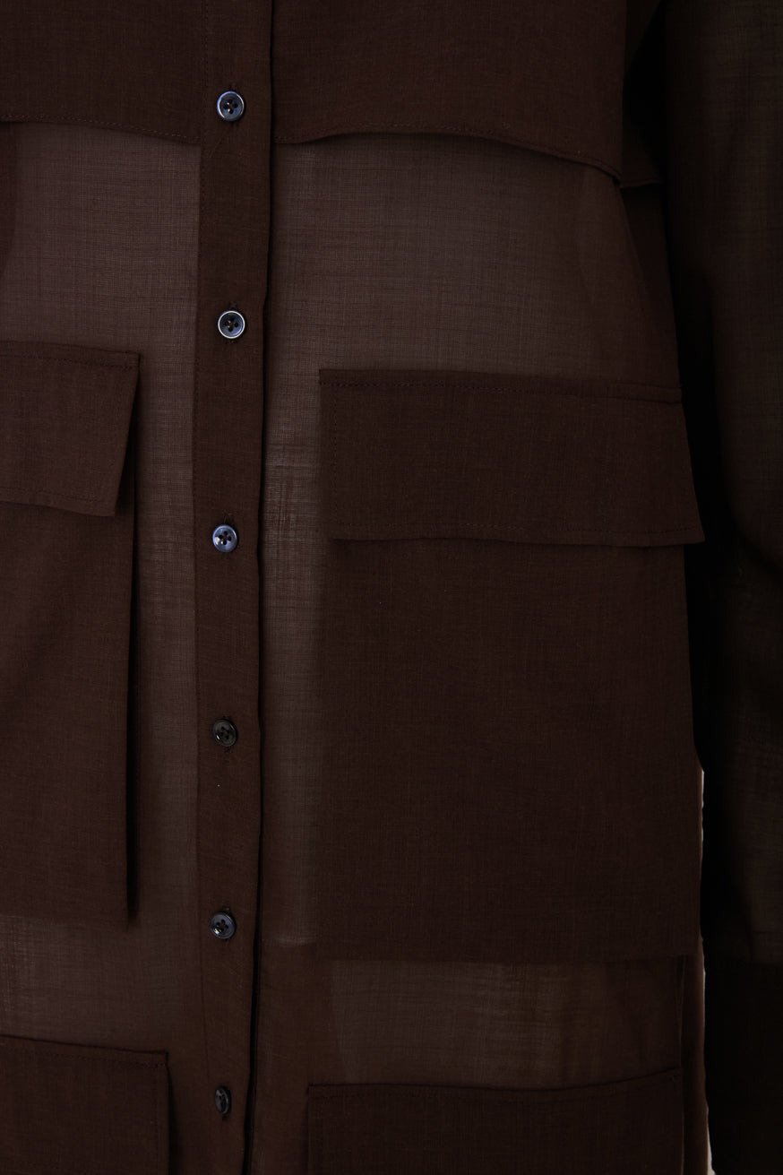 ELONGATED UTILITY SHIRT