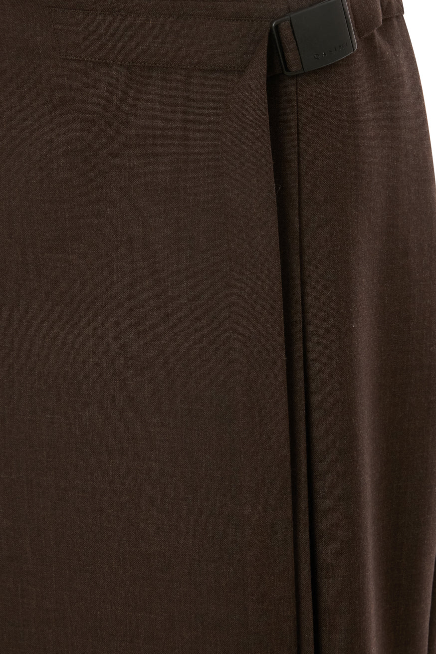 WOOL WRAP TROUSER