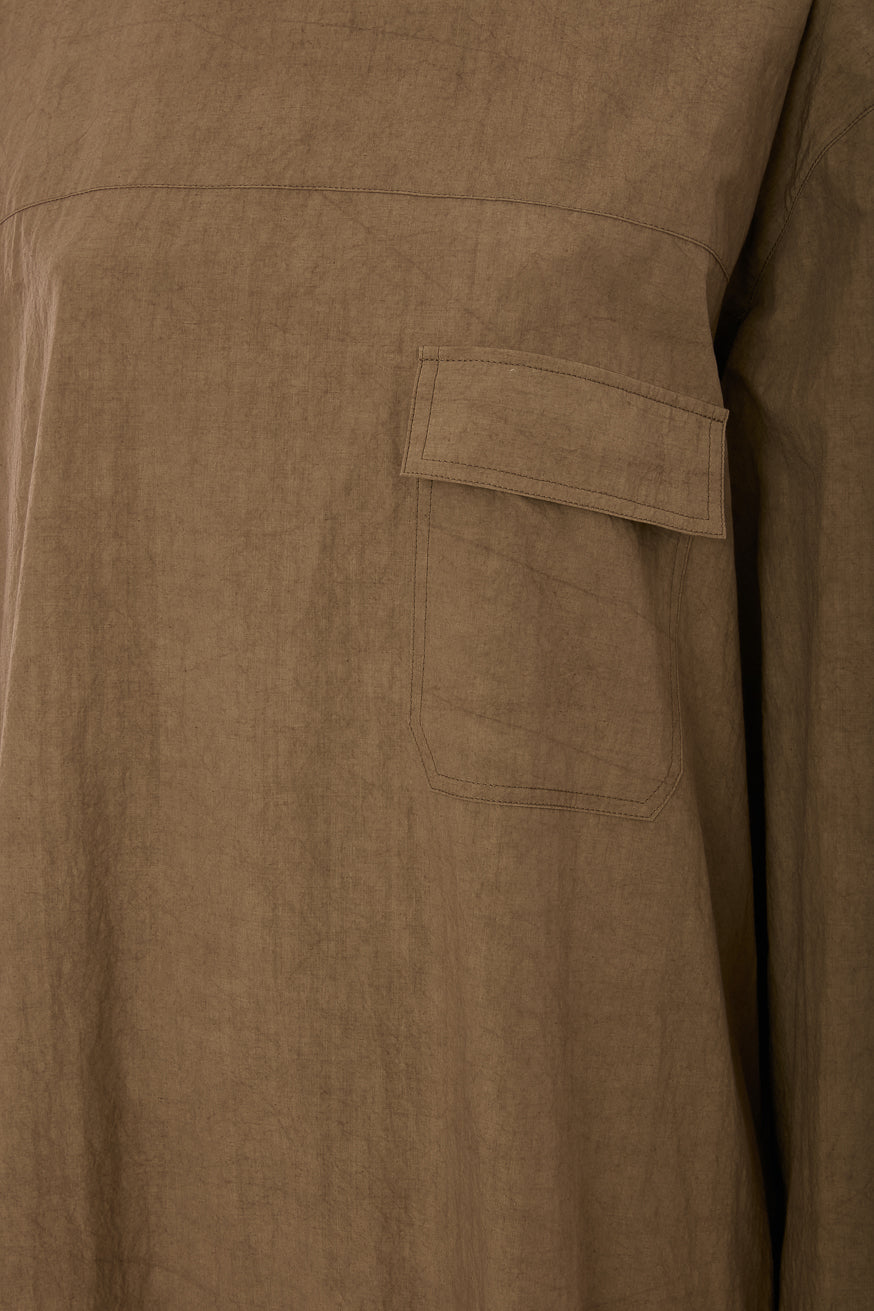 LINEN SHIRT DRESS