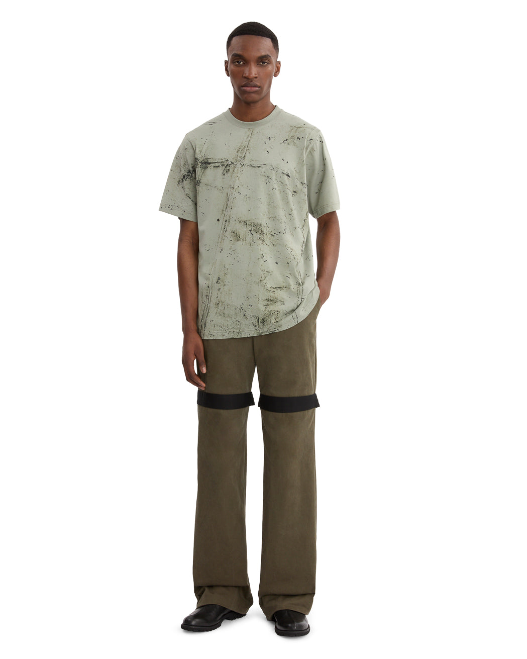 RUBBING PRINT T-SHIRT