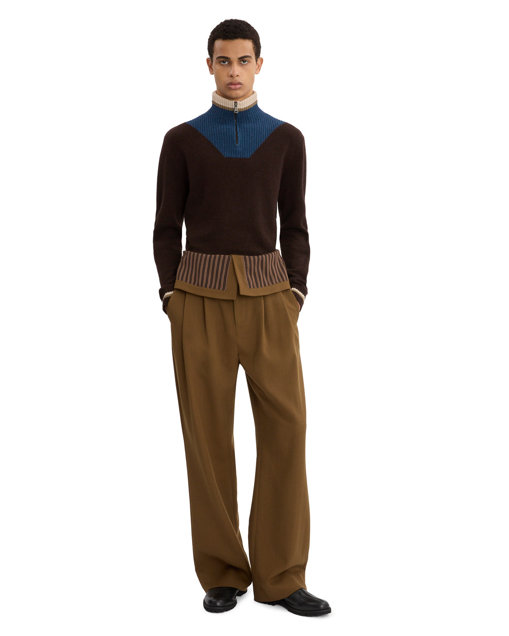 LAYERED TROUSERS