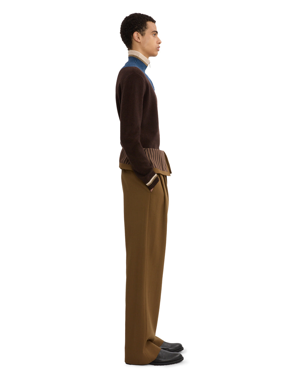 LAYERED TROUSERS