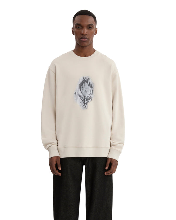 FLOWER PRINT SWEATSHIRT